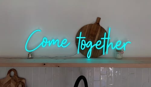 Customer photo review of Custom Neon: Come together