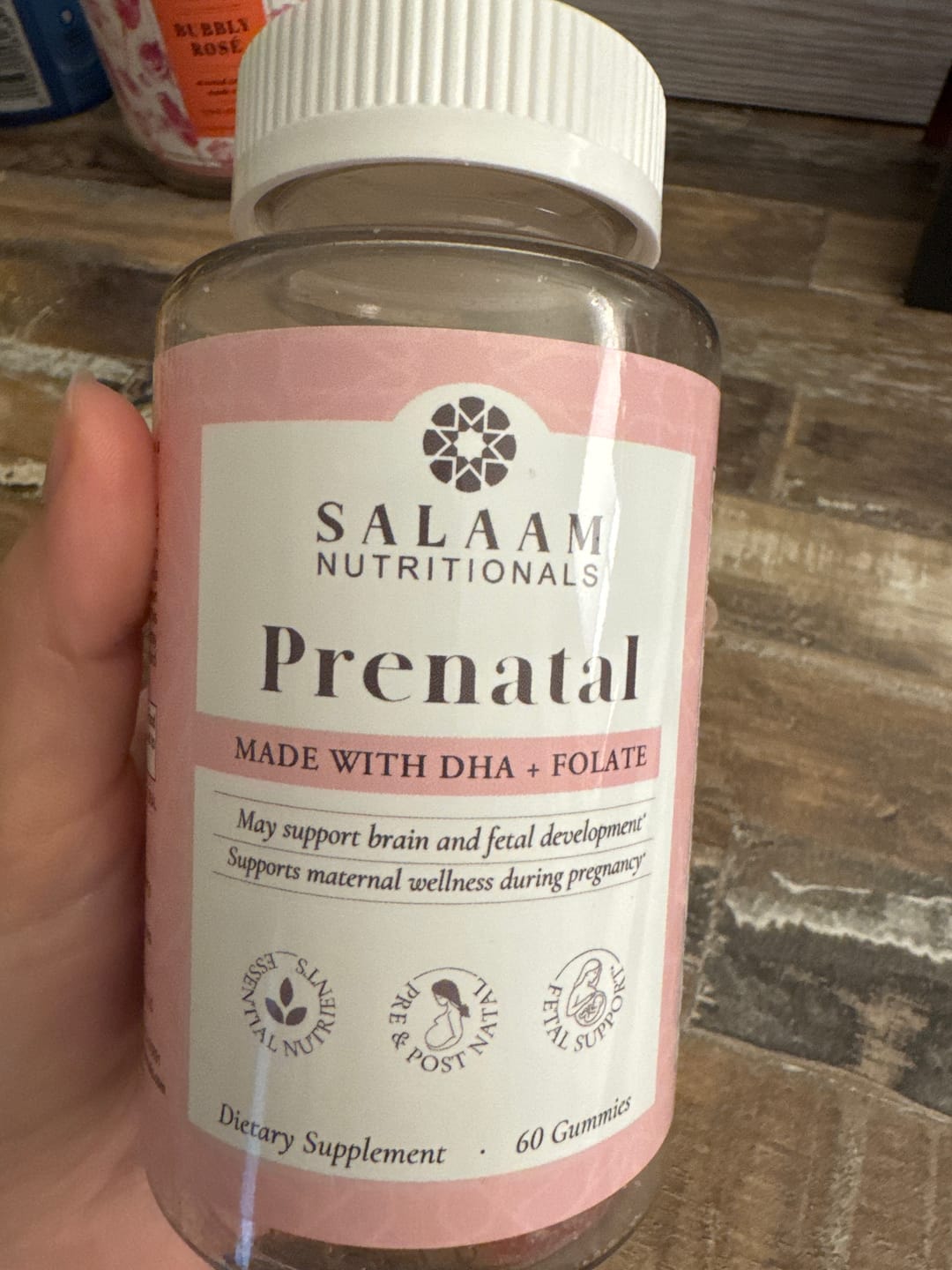 Customer photo review of (NEW) Halal Essential Prenatal Vitamins - Gummy Multivitamins with Folate & DHA - 60 Count