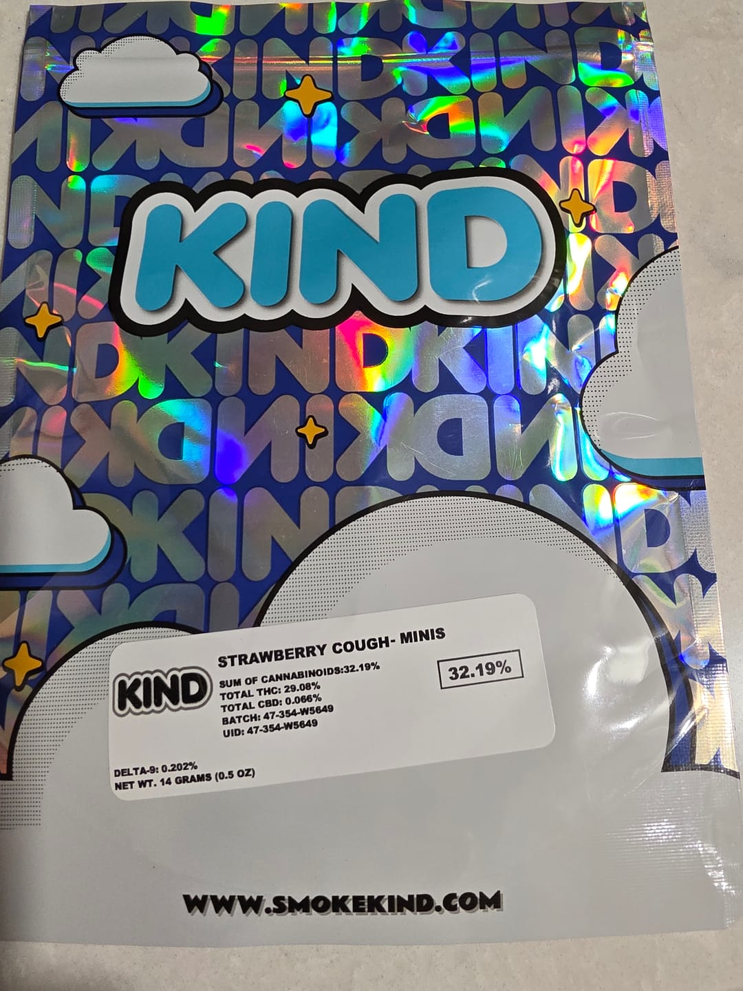 Customer photo review of Strawberry Cough - Minis - 14 Grams - Sativa