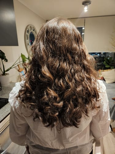 Customer photo review of Crema de Peinar Reparación Argan Oil 250ml