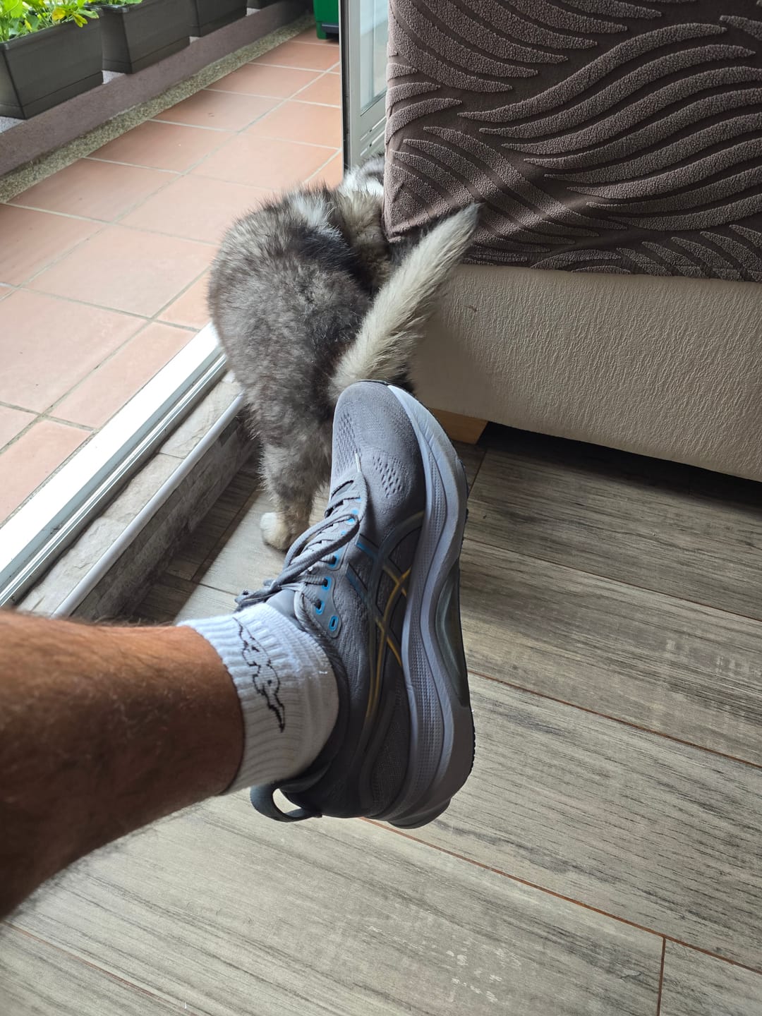 Customer photo review of Asics Gel Kayano 32 Hombre Steel Grey Aegean Blue