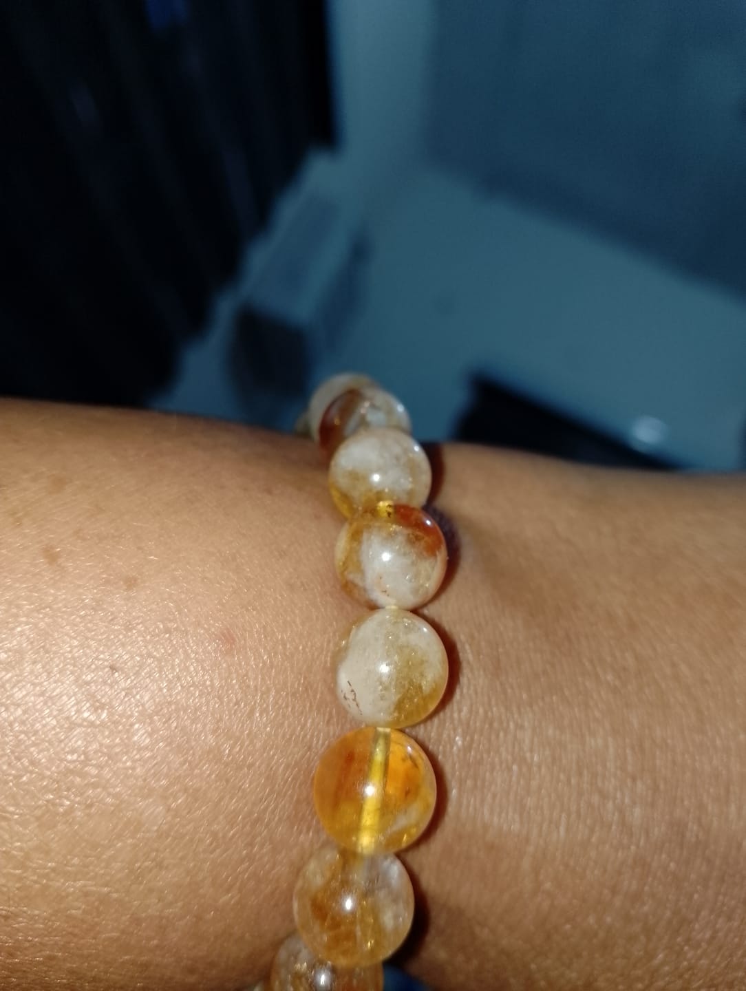 Customer photo review of 2026 Color of the Year Gold-Citrine Feng Shui Charm for Abundance & Success