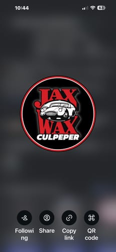 Customer photo review of Jax Wax | LED NEON SIGN