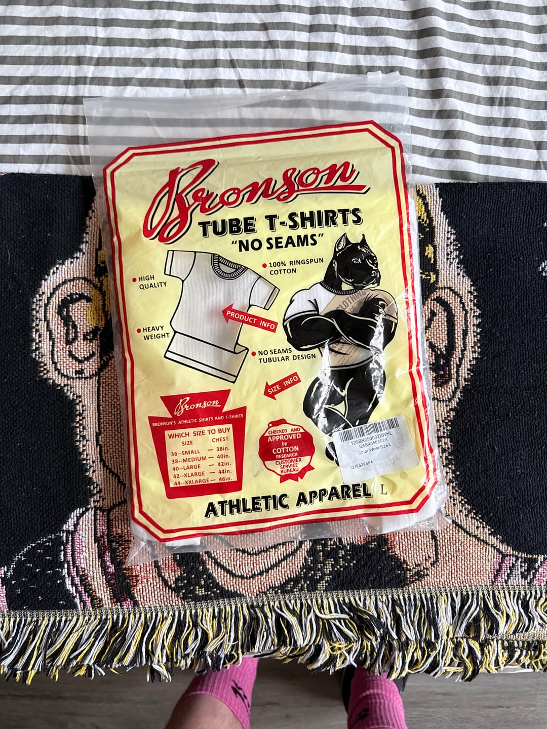 Customer photo review of Loopwheel Tubular Athletic T-Shirt - White