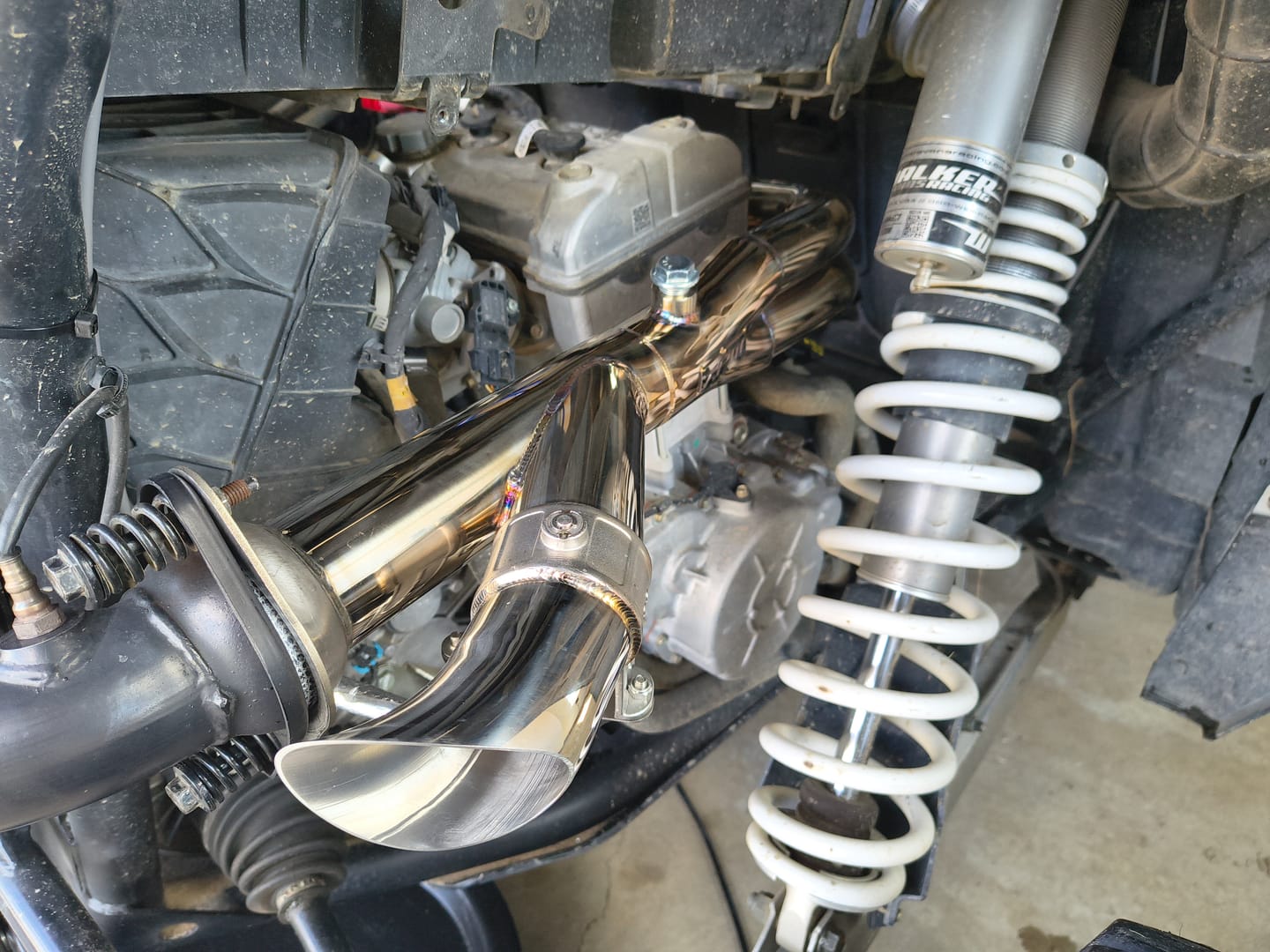 Customer photo review of RPM 2018-2023 RZR XP1000 / XP 1000 2.5" E-valve Captain's Choice Side Dump Exhaust
