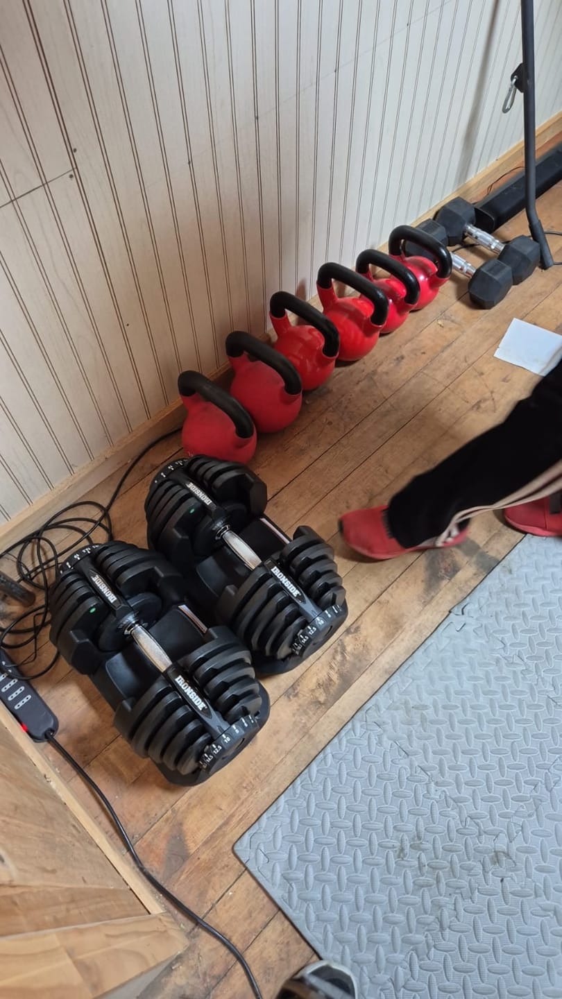 Customer photo review of Mancuerna Ajustable 40 kg IRONSIDE