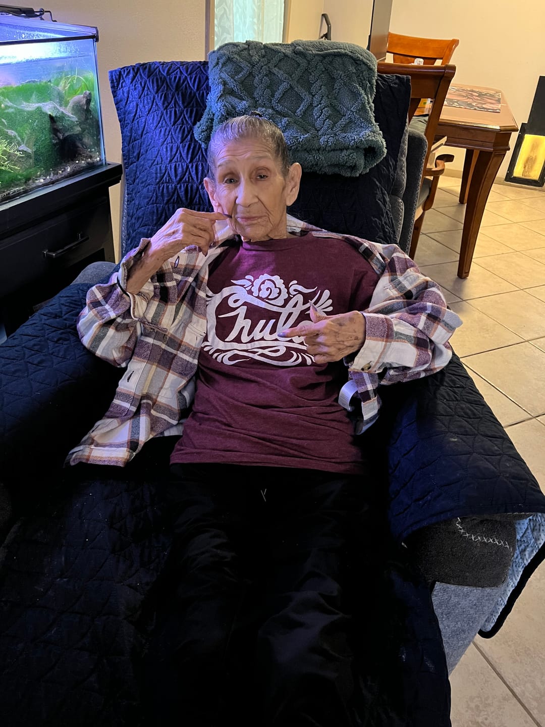Customer photo review of Unisex Berry Chula Tee