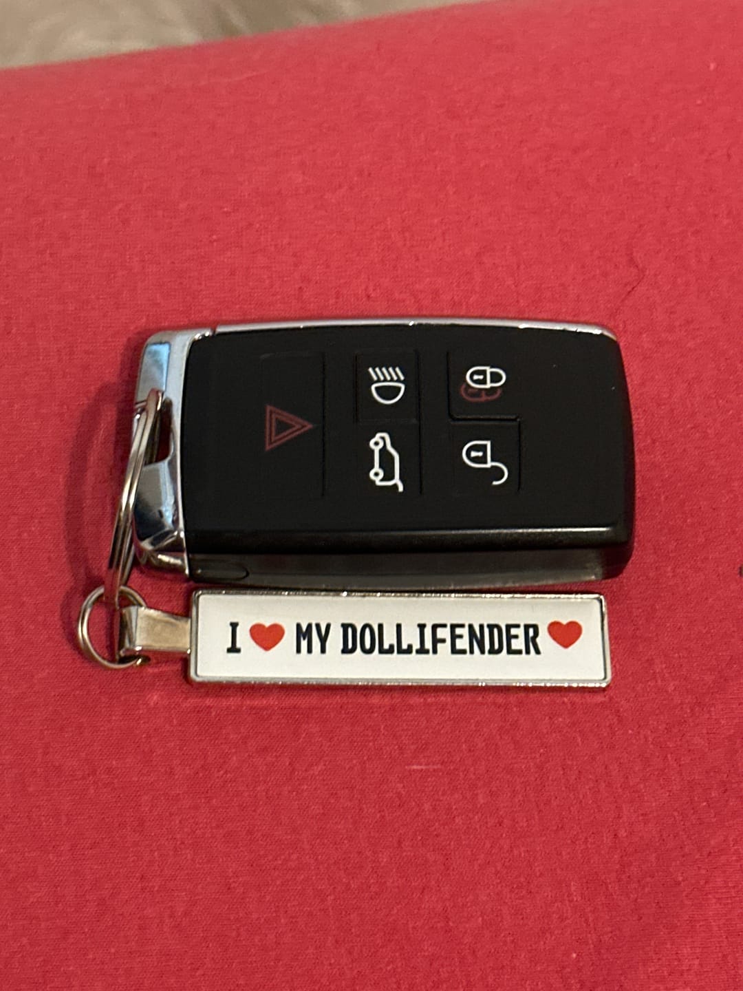 Customer photo review of Personalisierter Kennzeichen-Schlüsselanhänger – Dein Nummernschild als Anhänger