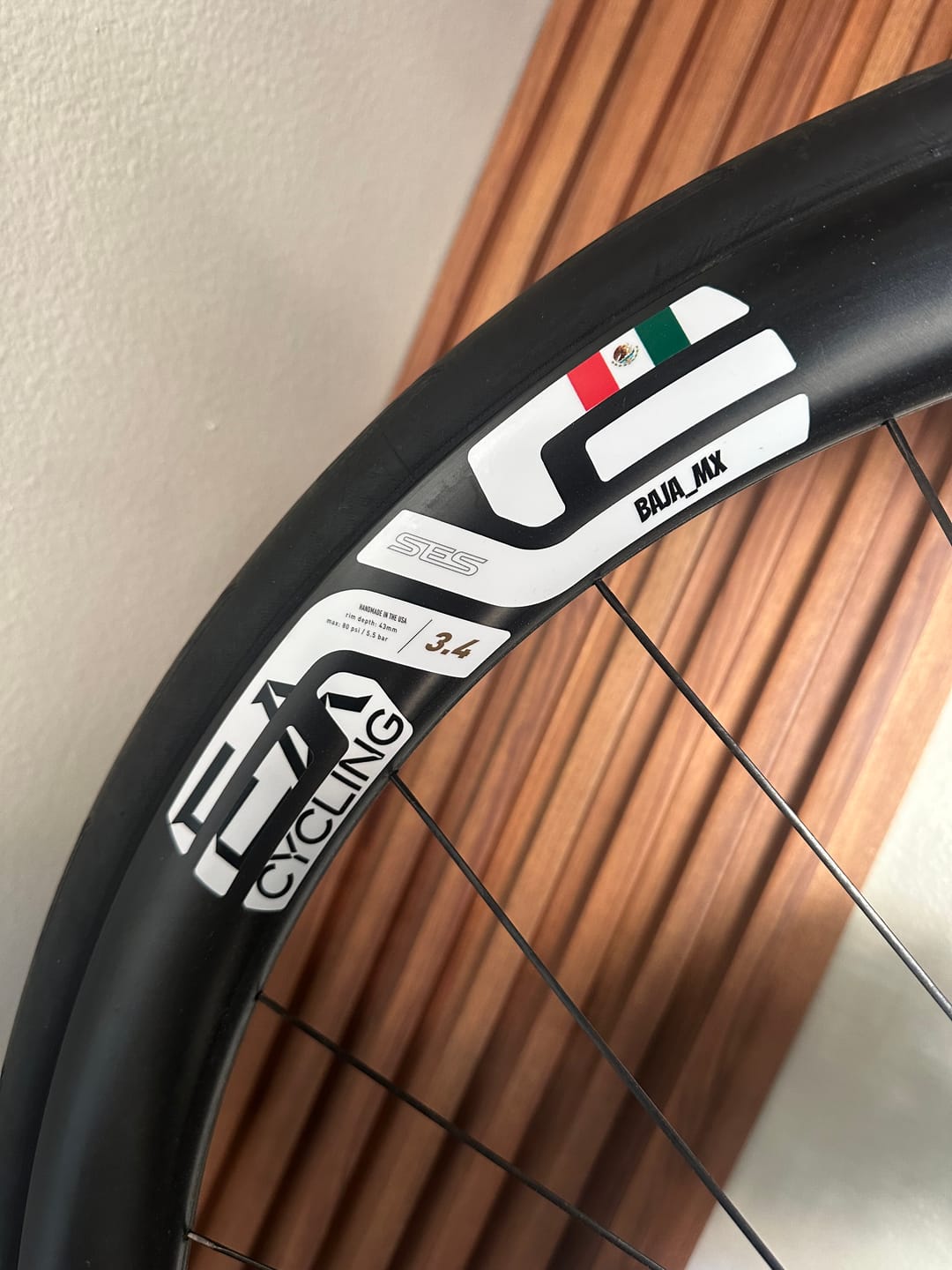 Customer photo review of Custom ENVE SES 3.4 Rim Decals