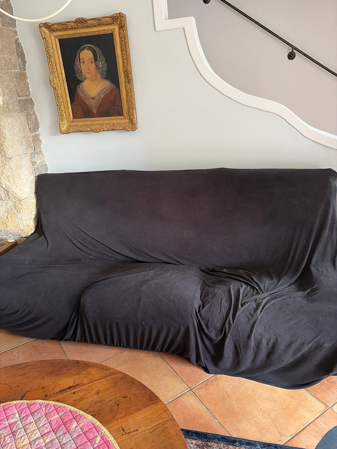 Customer photo review of Noir - Housse de Canapé Extensible