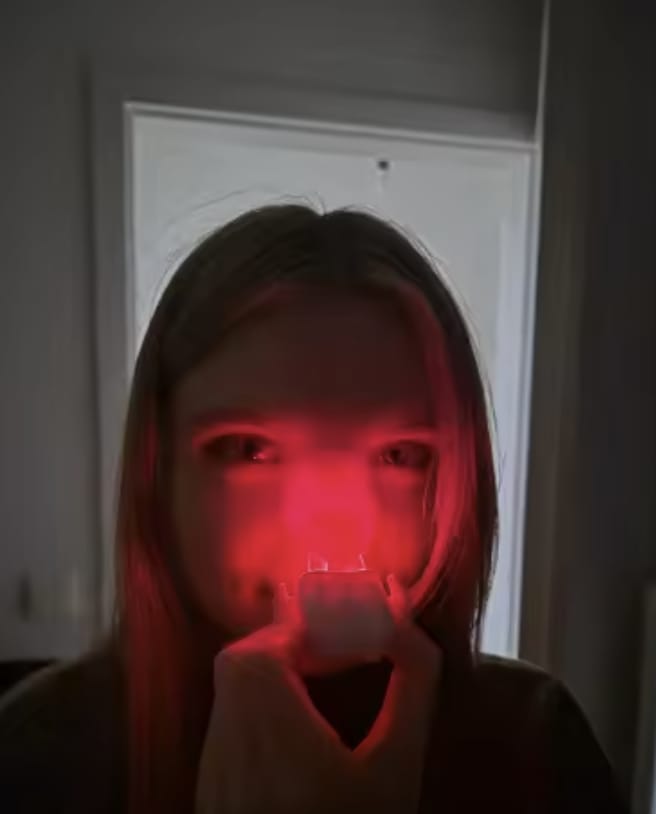 Customer photo review of Nasera™ Terapia Nasal de Luz Roja