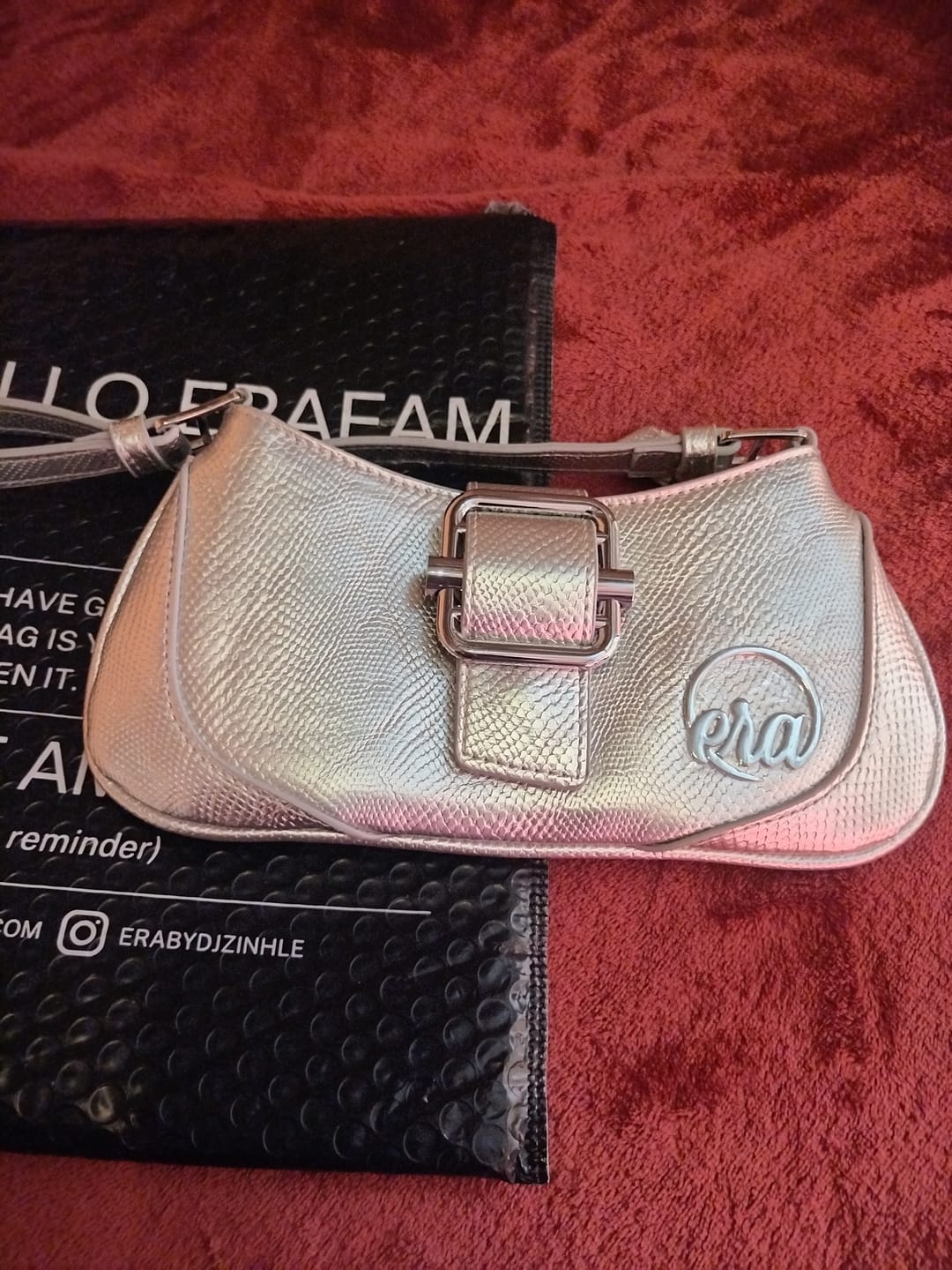 Customer photo review of Silver Lily Shoulder Bag