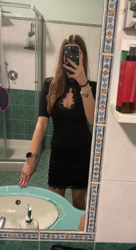 Customer photo review of Abito Geisha con pizzo