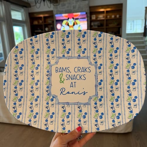 Customer photo review of Bams, Craks & Snacks Mahjong Platter