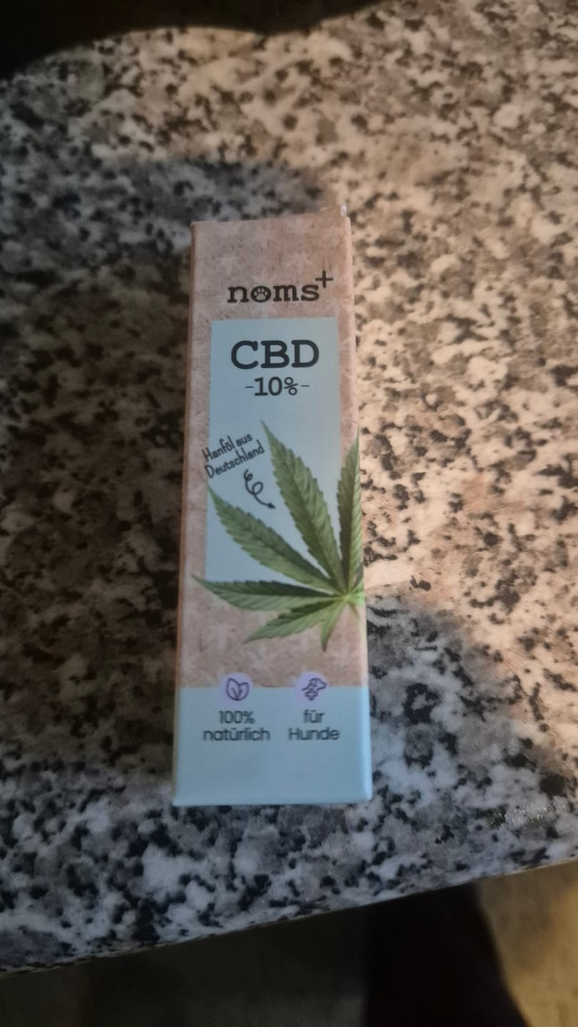 Customer photo review of 10% CBD Tropfen für Hunde