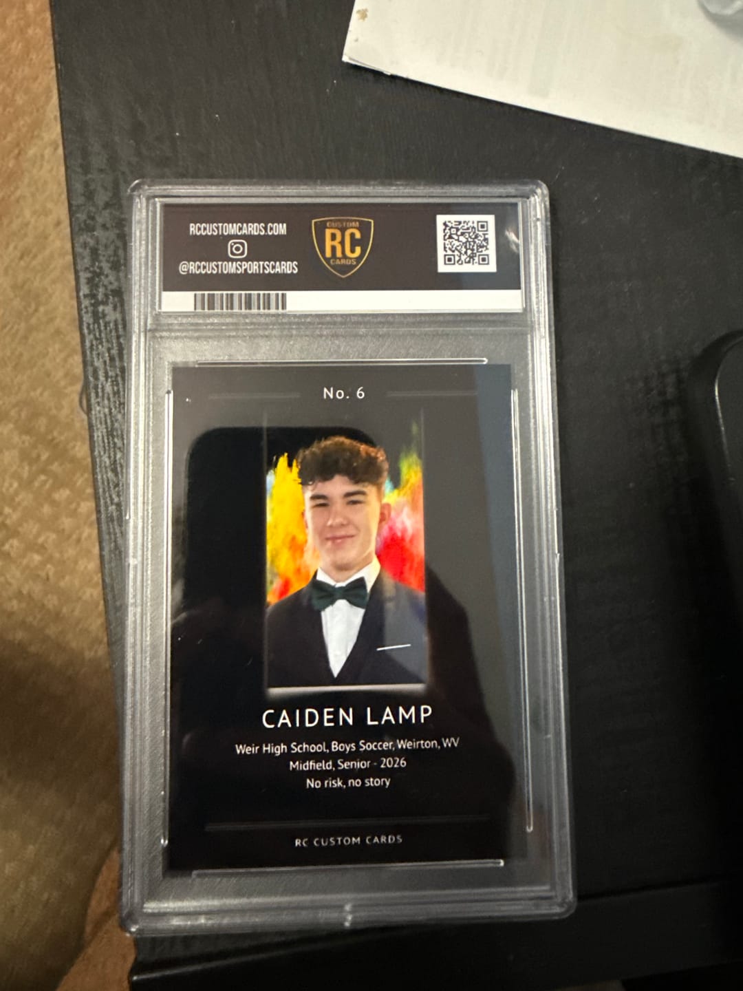Customer photo review of Custom Graded Card
