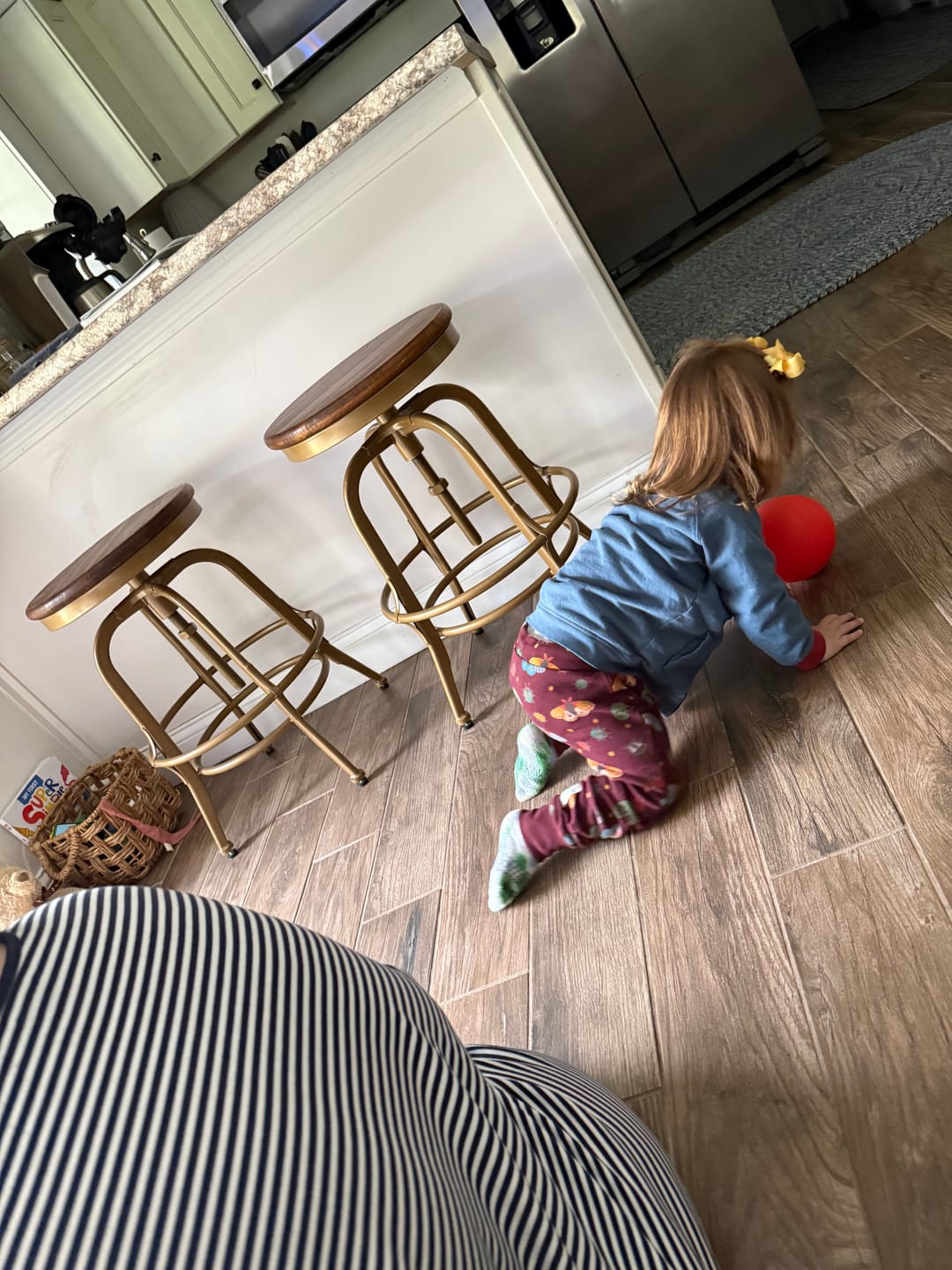 Customer photo review of Chestnut Extraordinary Organic Comfy Joggers