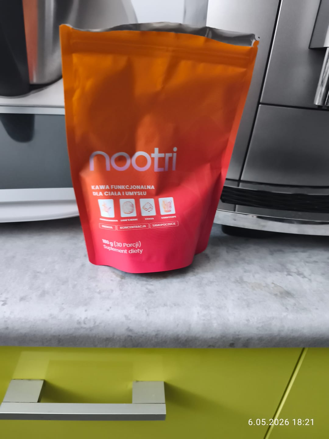 Customer photo review of Nootri - Twój Nowy Poranny Rytuał (30 porcji)