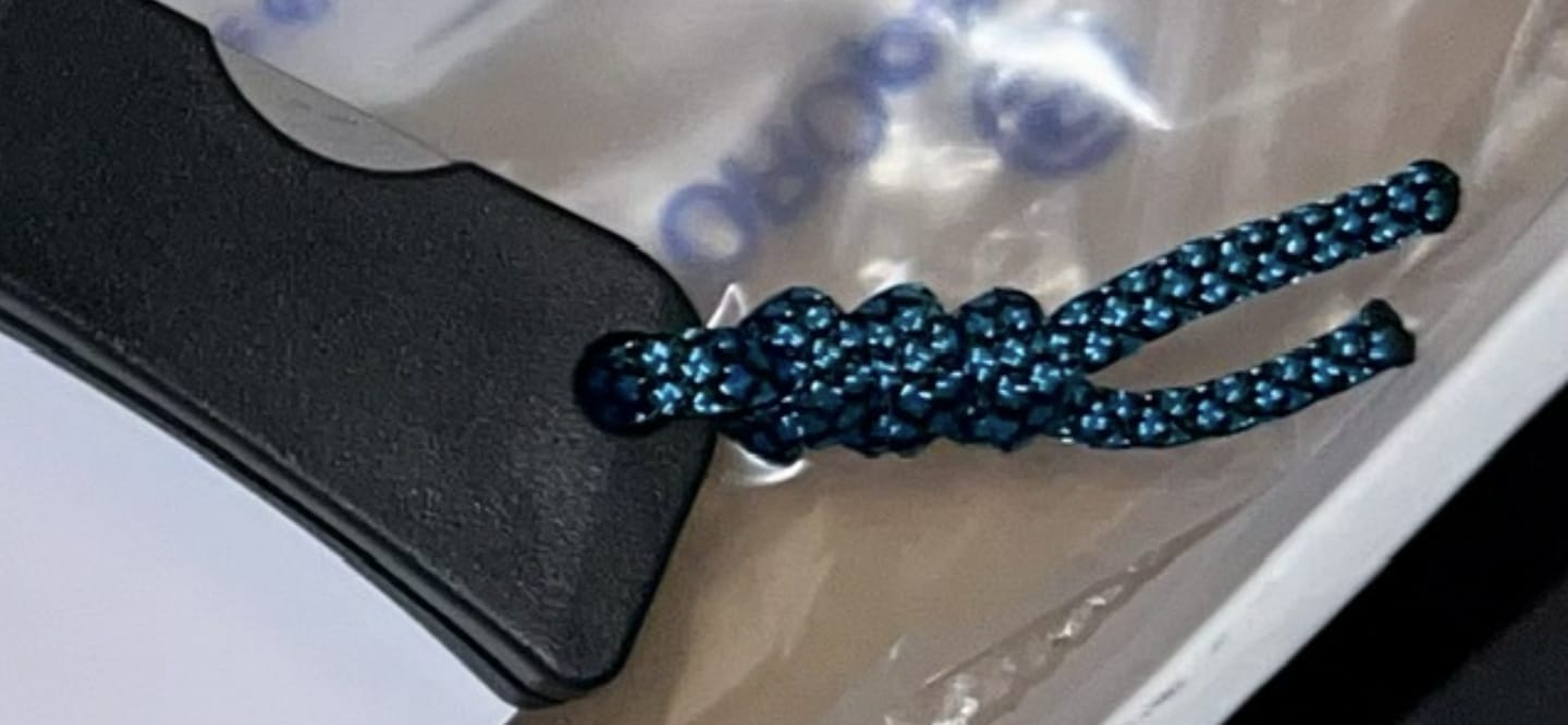 Customer photo review of Lone Star Knife Lanyard – Handmade Utility & Style