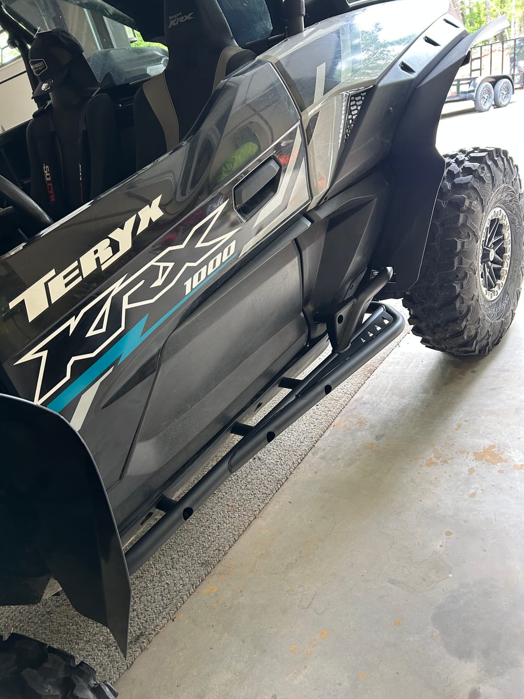 Customer photo review of Kawasaki Teryx KRX 1000 Tubular Steel Nerf Bars 99994-1314