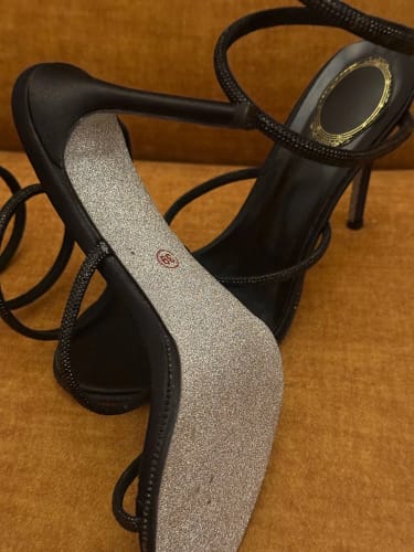 Customer photo review of Diamond strap heel