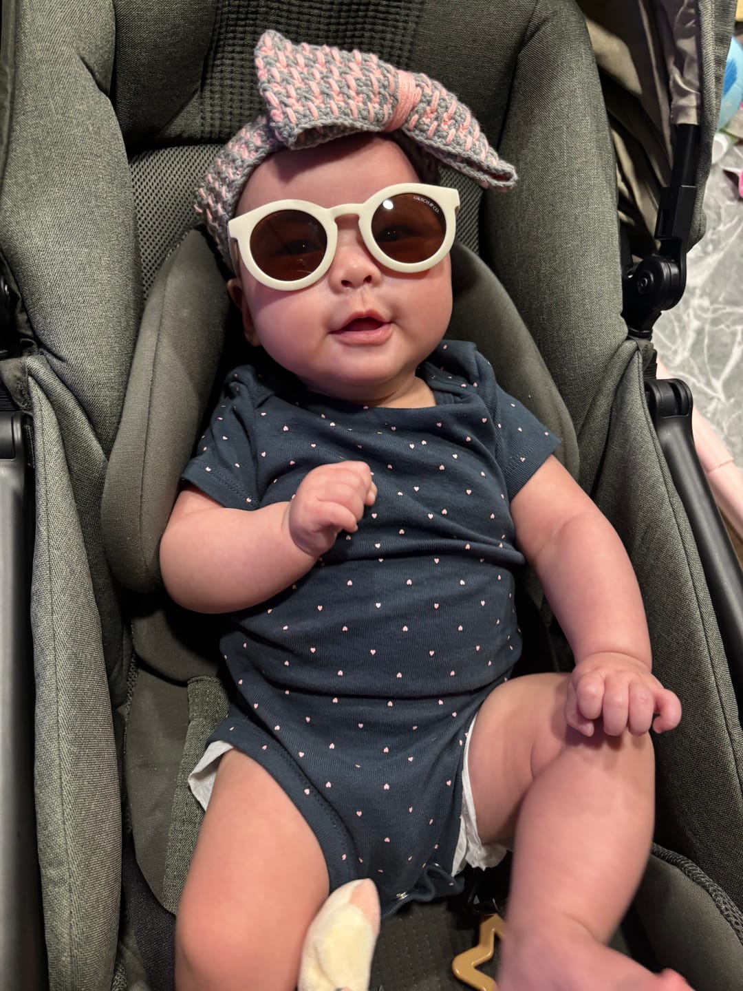 Customer photo review of Classic | Sustainable Sunglasses | Plant-Based Bendable Polarized - Baby | 0-2 Y | Atlas