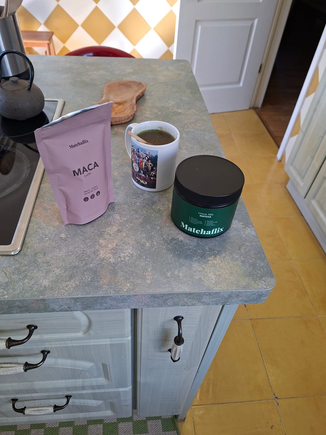 Customer photo review of Matcha Green Mix