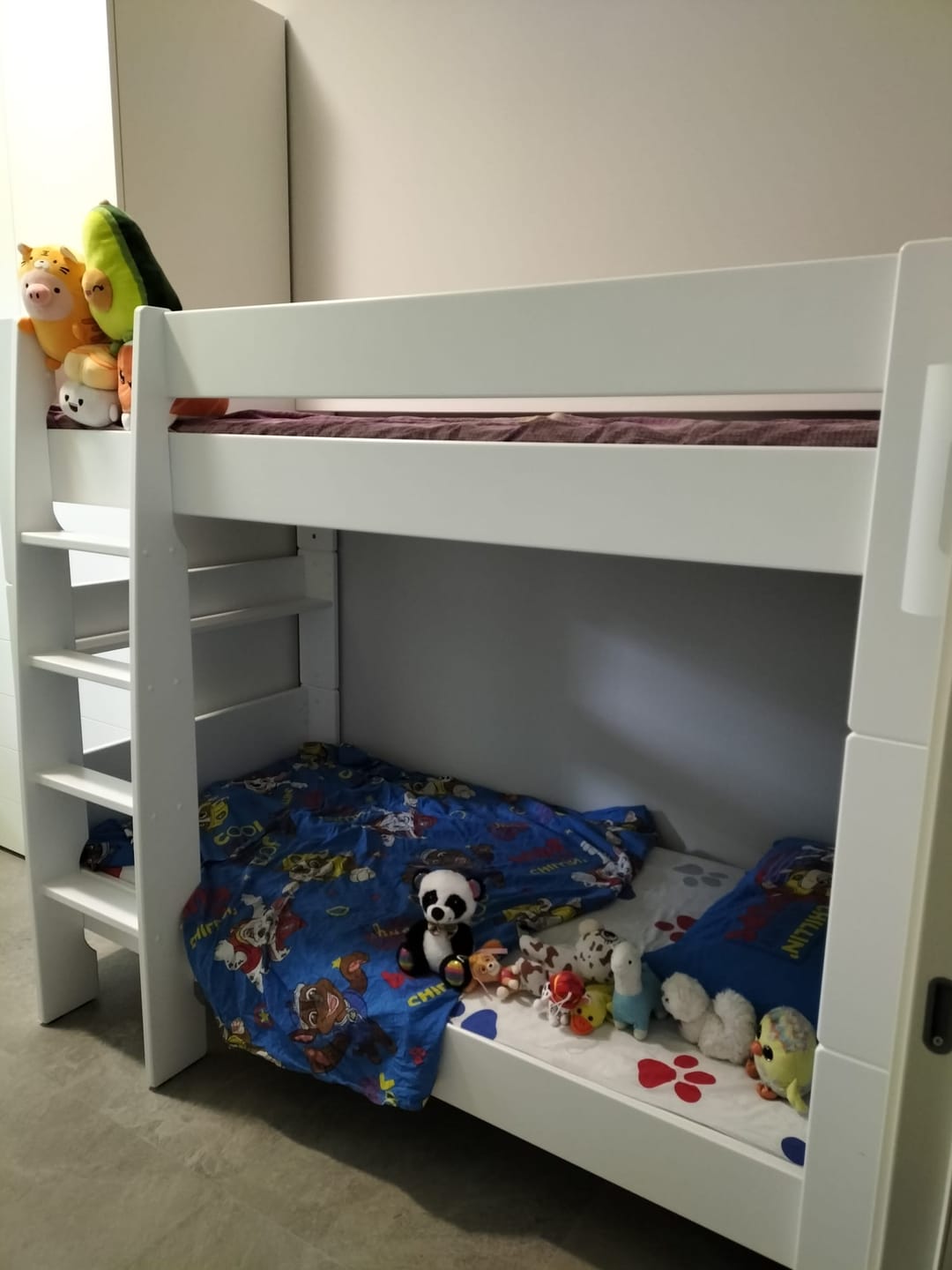Customer photo review of Hoppekids Pure Køjeseng 90x200 cm, Hvid