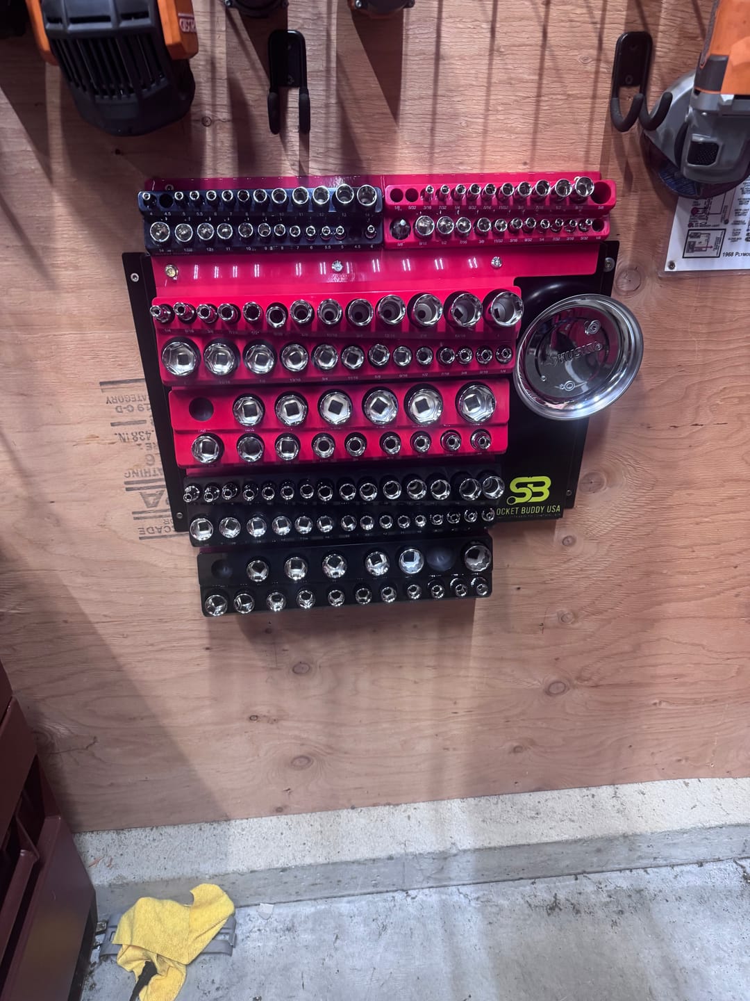 Customer photo review of The Garage Upgrade Kit — Transform Your Entire Wall