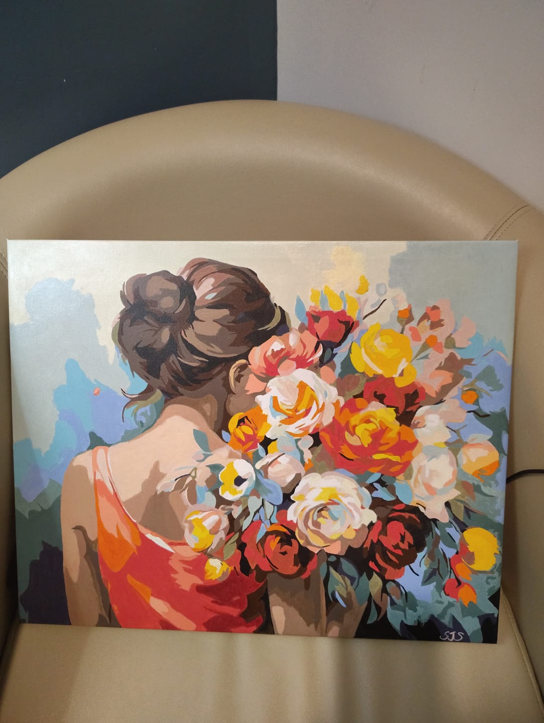 Customer photo review of Lady in Red