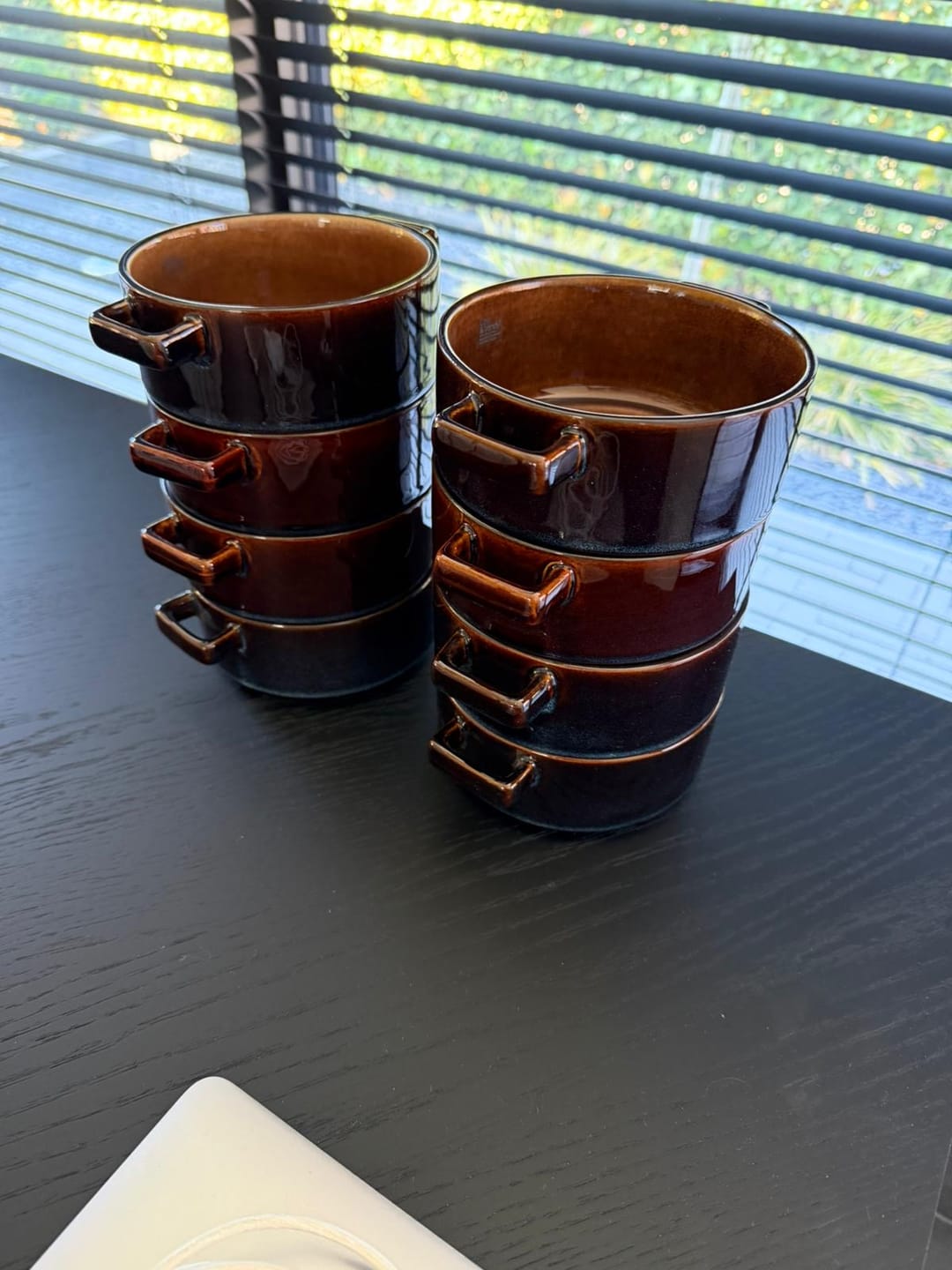 Customer photo review of Cosy & Trendy Soepkommen / Kommen - Quintana Amber ø 13 cm / 450 ml - 4 Stuks