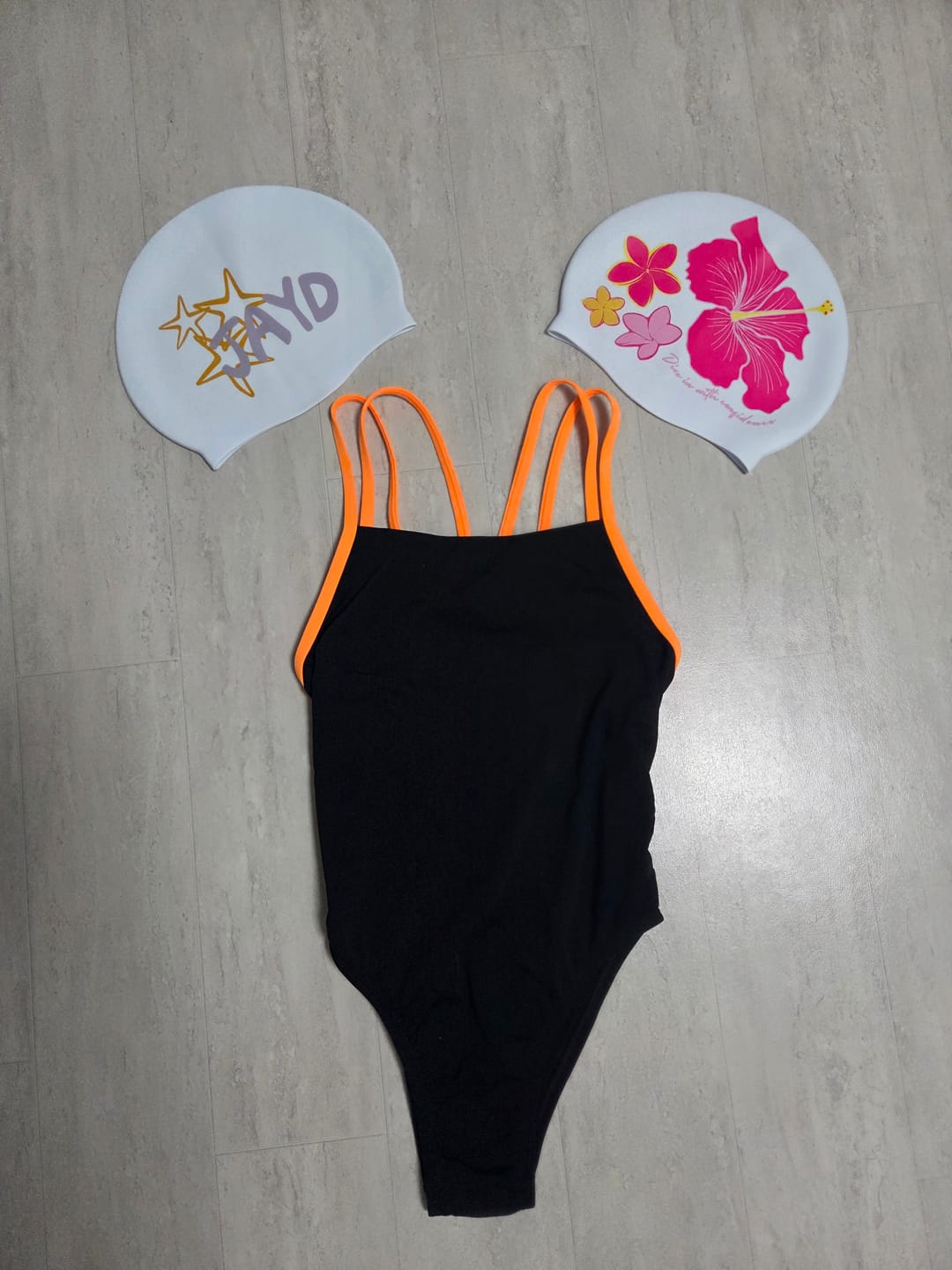 Customer photo review of FINLEY ONE PIECE - Black|Sunshine