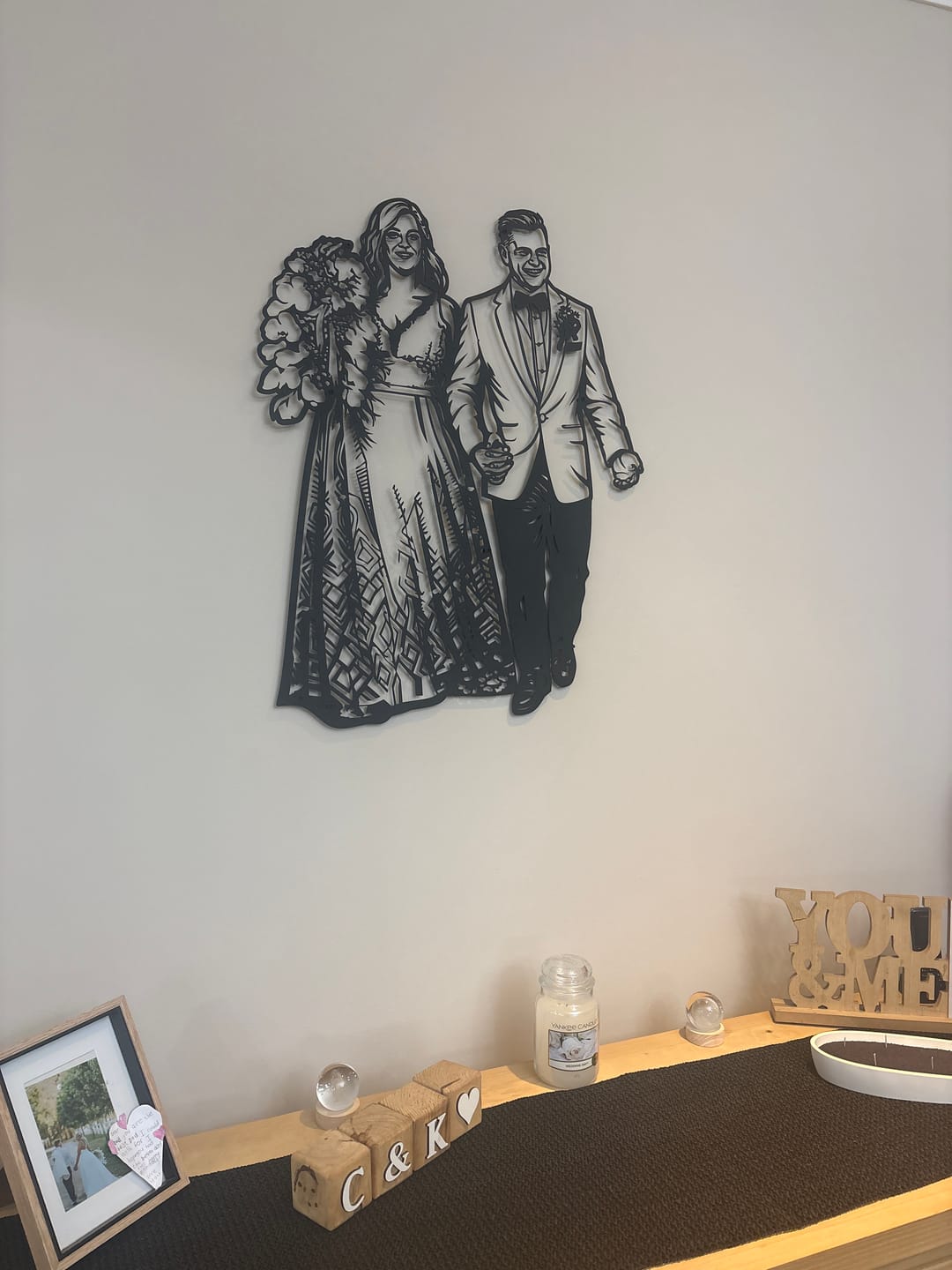 Customer photo review of Photo to Metal Art