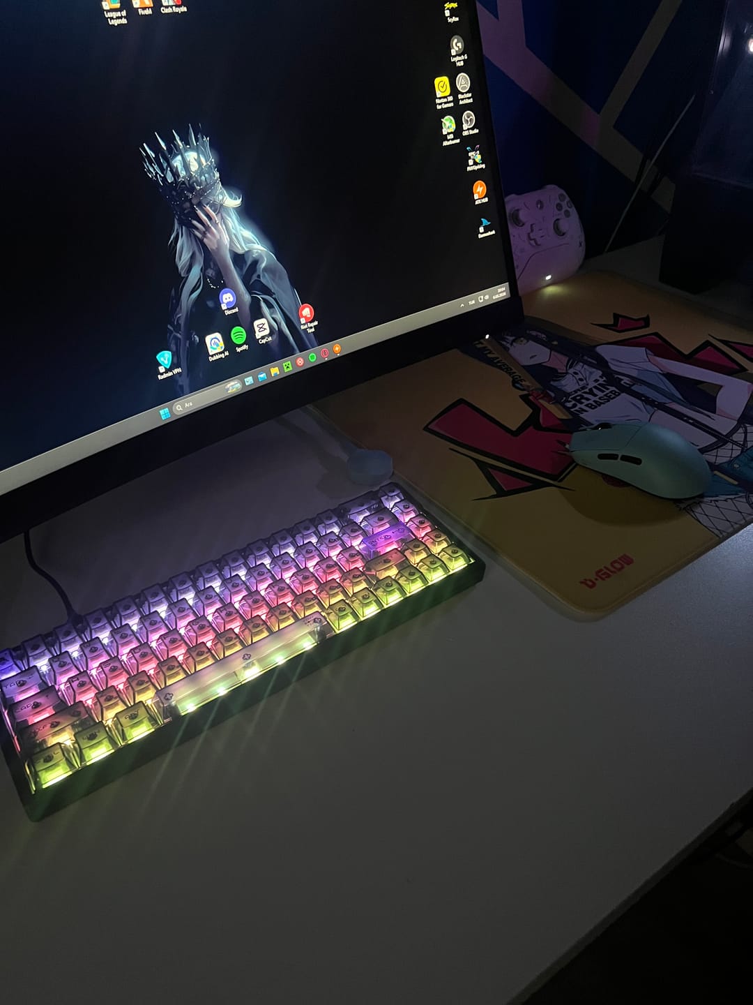 Customer photo review of ATK RS6+ Alüminyum Klavye (Manyetik Switch / HE)