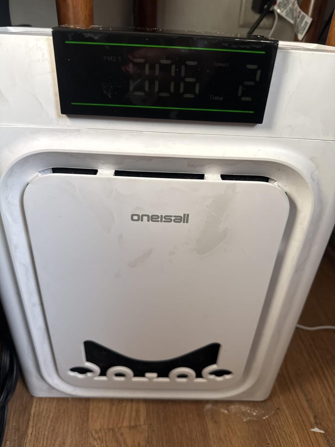 Customer photo review of Oneisall Air Purifier for Homes with Pets, Double-Sided Inlet