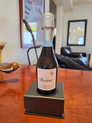 Customer photo review of La Marca Prosecco Mini Bottles
