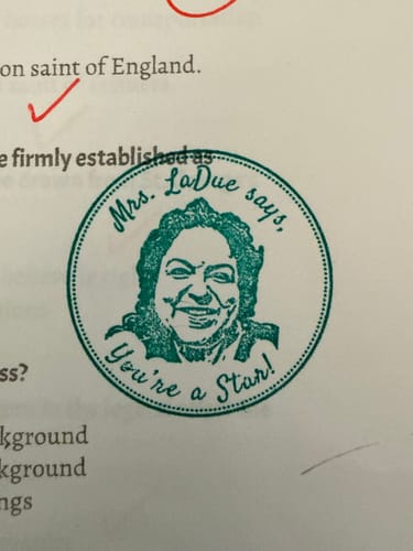 Customer photo review of Face Stamp﹘ Self-Inking Stamp﹘US