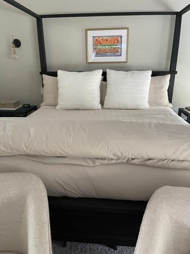 Customer photo review of MarshMellow Comforter