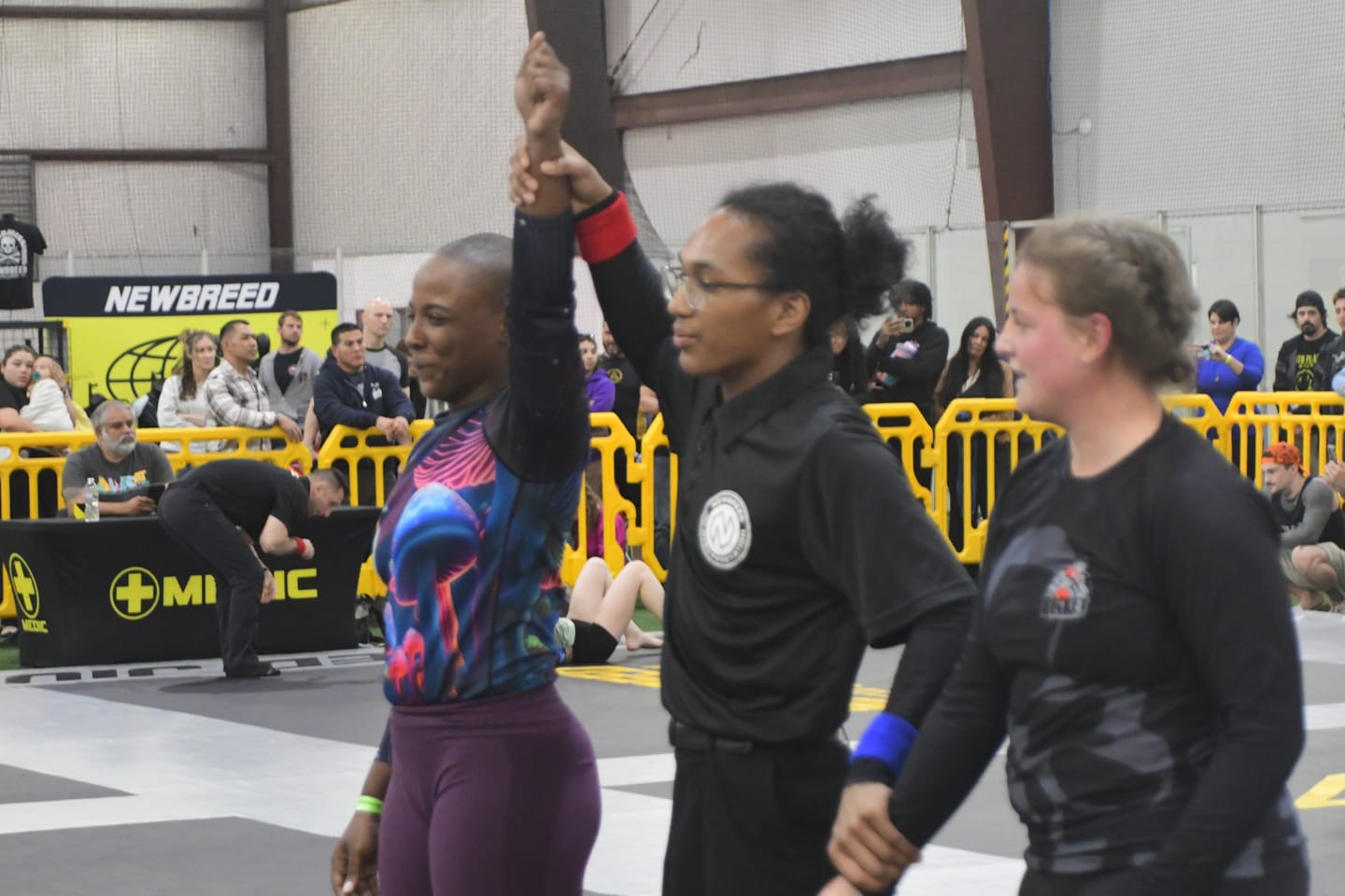 Customer photo review of Indigo Mushroom Women's BJJ Rash Guard