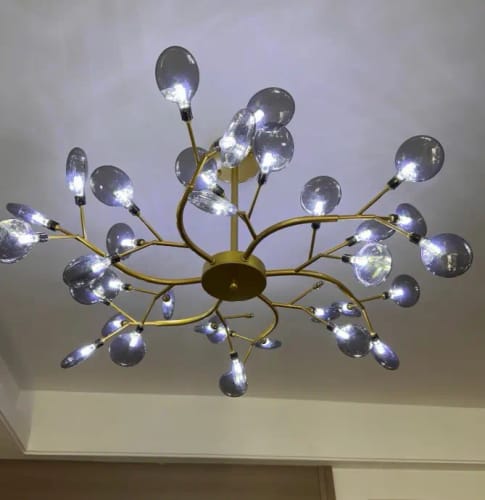 Customer photo review of The Firefly Glow Chandelier