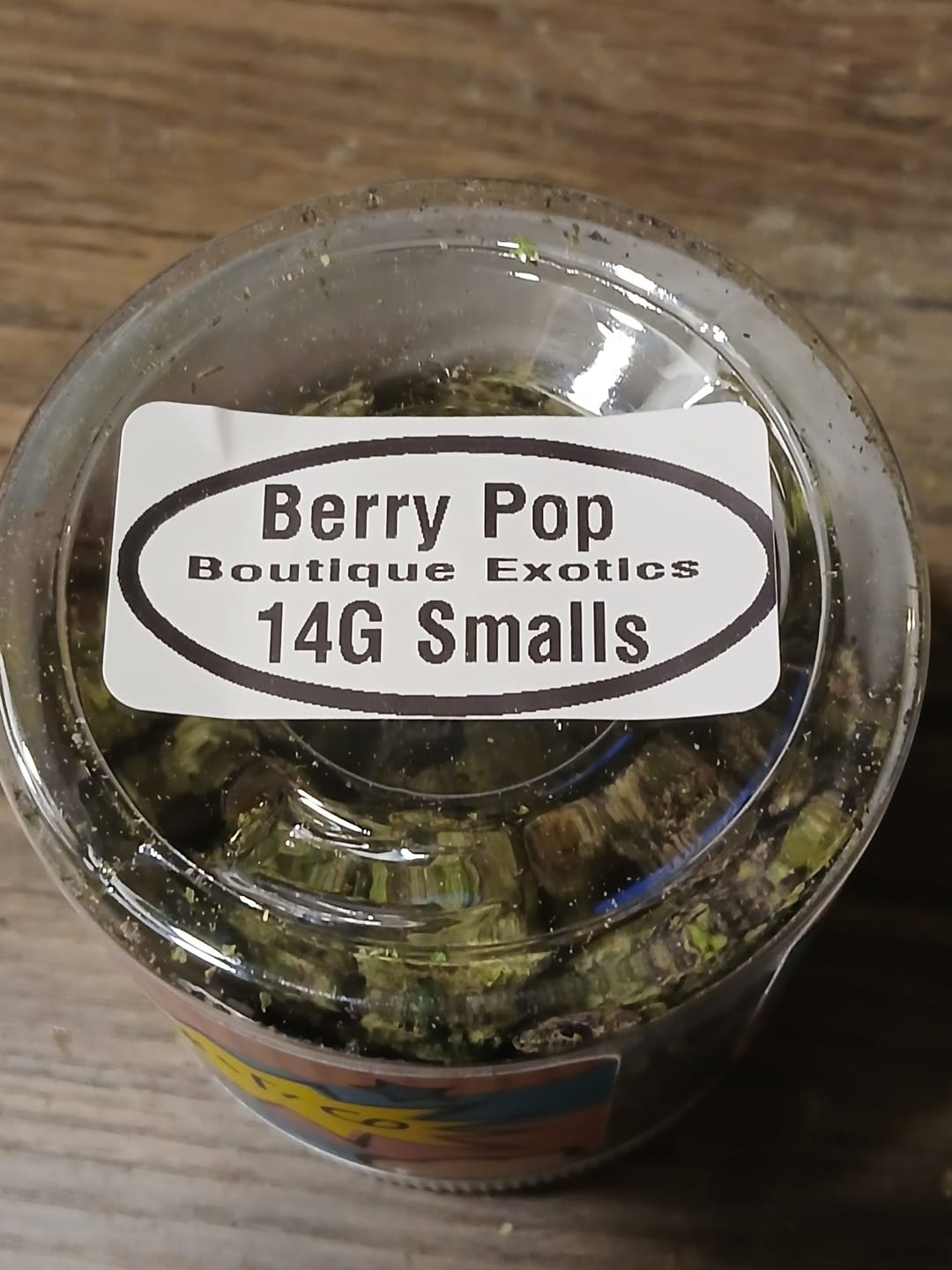 Customer photo review of Boutique Exotics - Berry Pop - Minis - 14 Grams - Hybrid