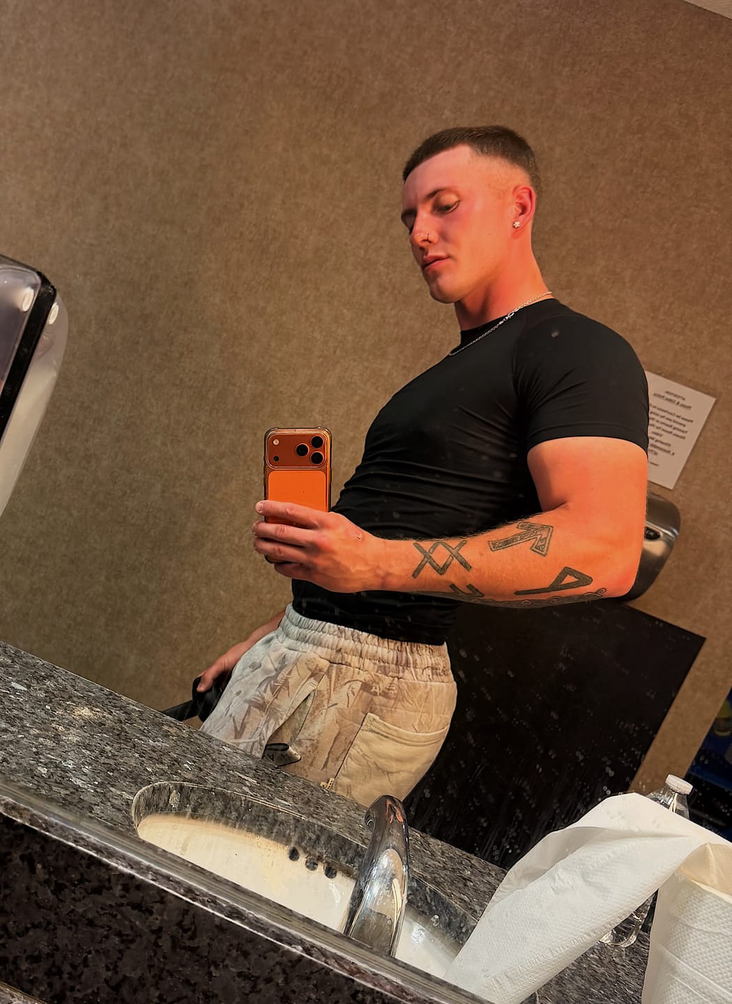 Customer photo review of 4016 - Natural Cotton Compression Tees