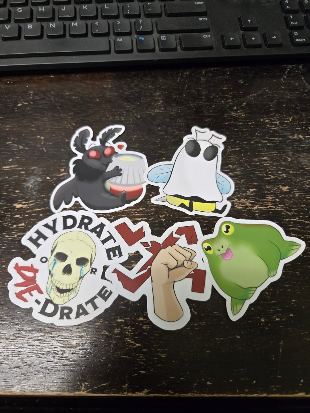 Customer photo review of Cut to Shape Stickers