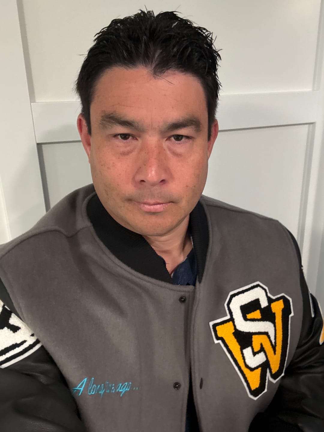 Customer photo review of Star Wars™ "A Long Time Ago...." – Limited-Edition Varsity Jacket