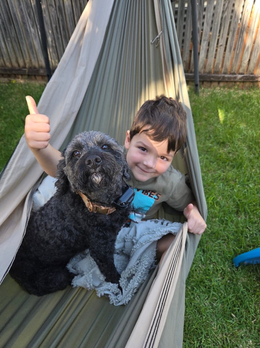 Customer photo review of Lightweight Double Hammock