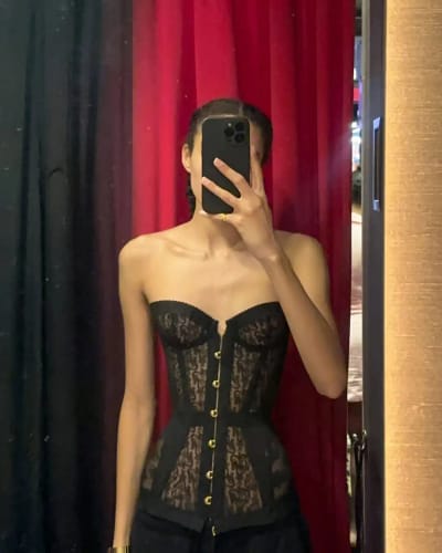 Customer photo review of Amber corset
