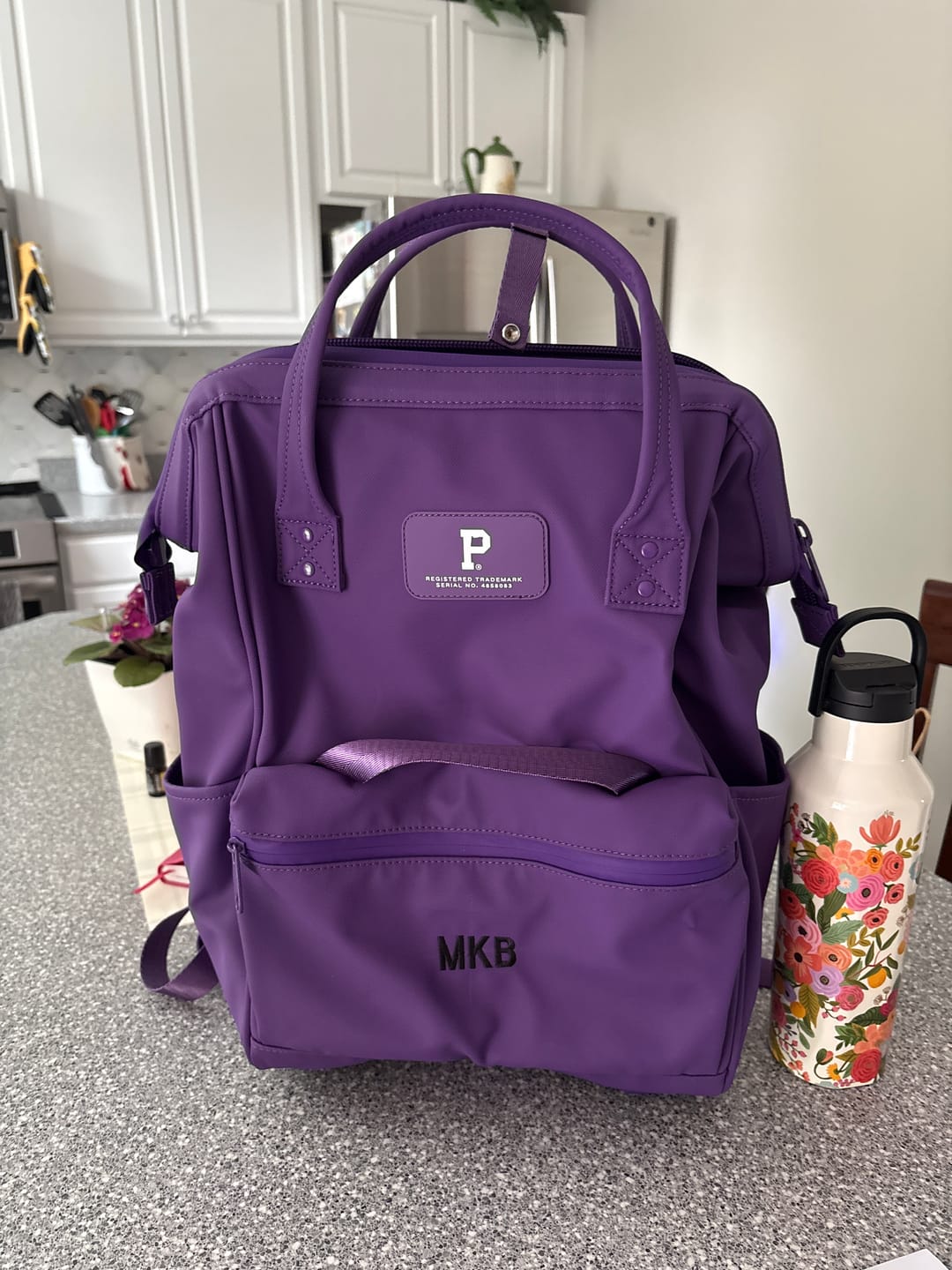 Customer photo review of Personalized Cascade Backpack - Standard
