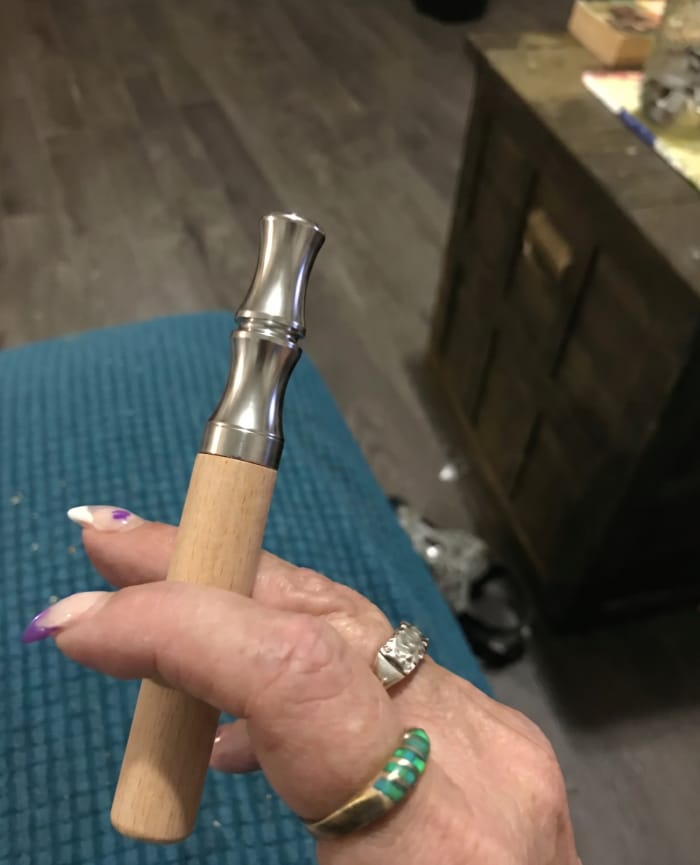 Customer photo review of Спри цигарите до 30 дни, използвайки това устройство, което замества навика