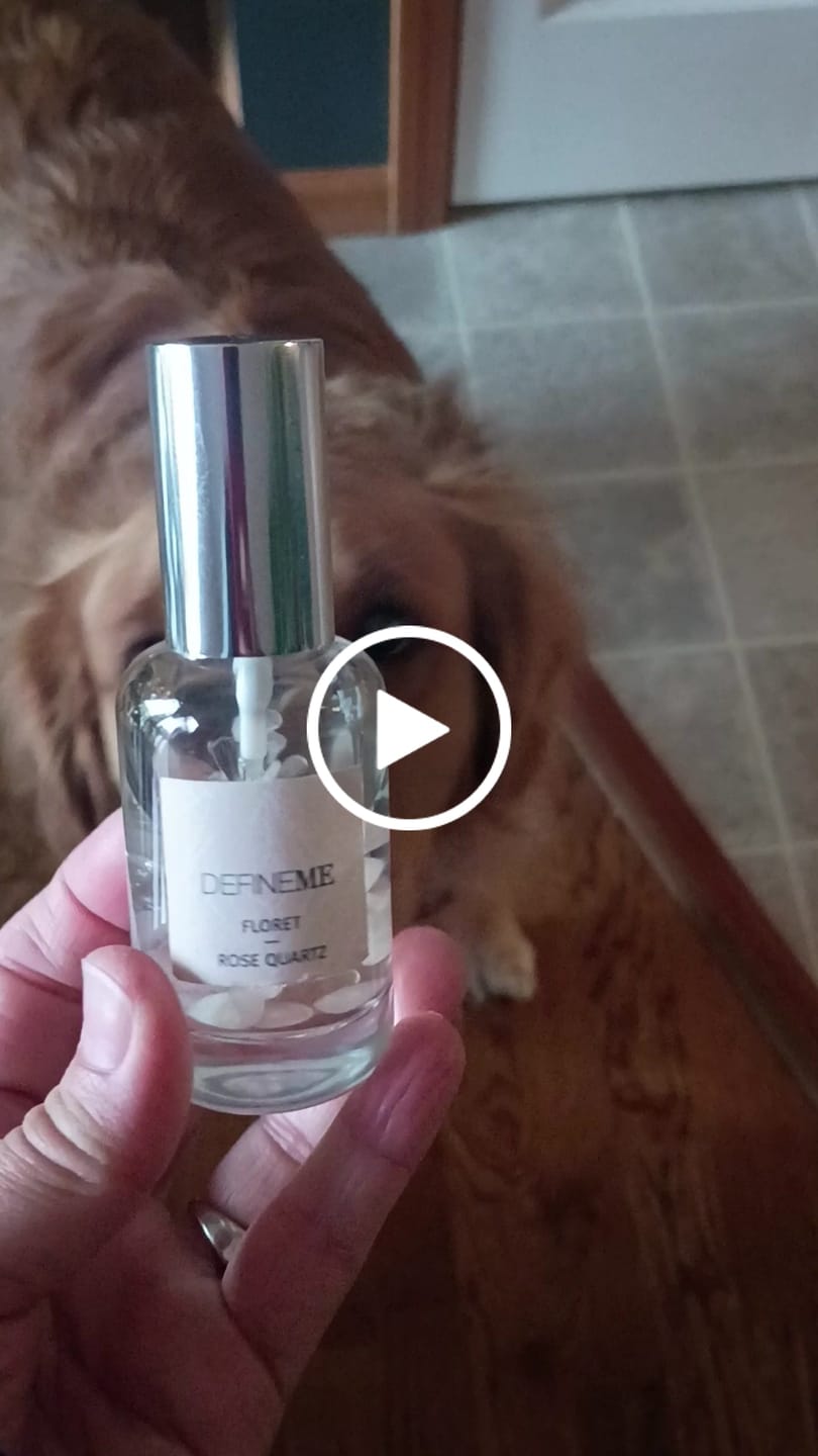 Customer video review of Floret - Rose Quartz Crystal Infused Natural Perfume