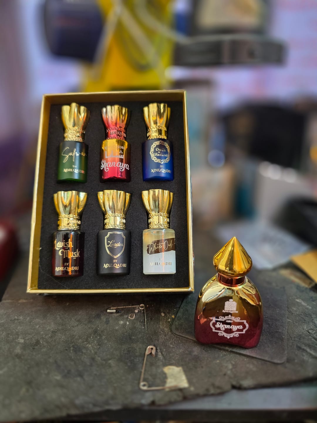 Customer photo review of Assorted Luxury Attar Perfume Gift Set (6 × 5.5Ml)